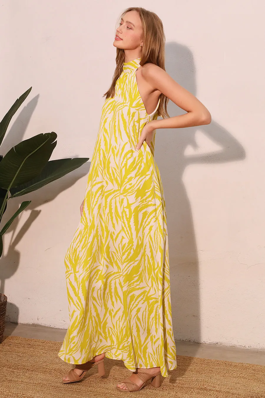 Harper Maxi Halter Dress sold by fab'rik product image thumbnail 3