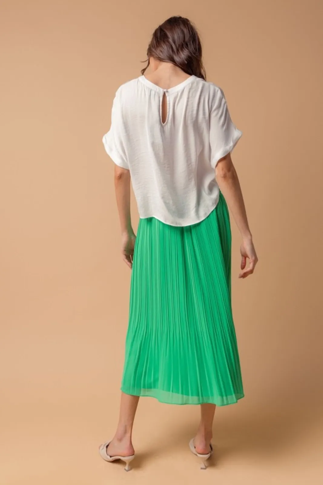 Sunny Pleated Midi Skirt sold by fab'rik product image thumbnail 4