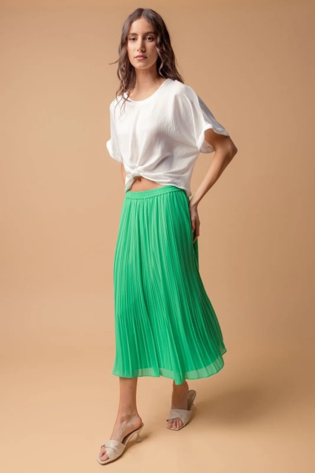 Sunny Pleated Midi Skirt sold by fab'rik product image thumbnail 3