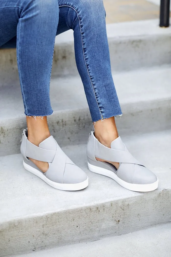 MELODY CUT OUT SNEAKER WEDGE - TOFFEE - 10 sold by fab'rik product image thumbnail 2