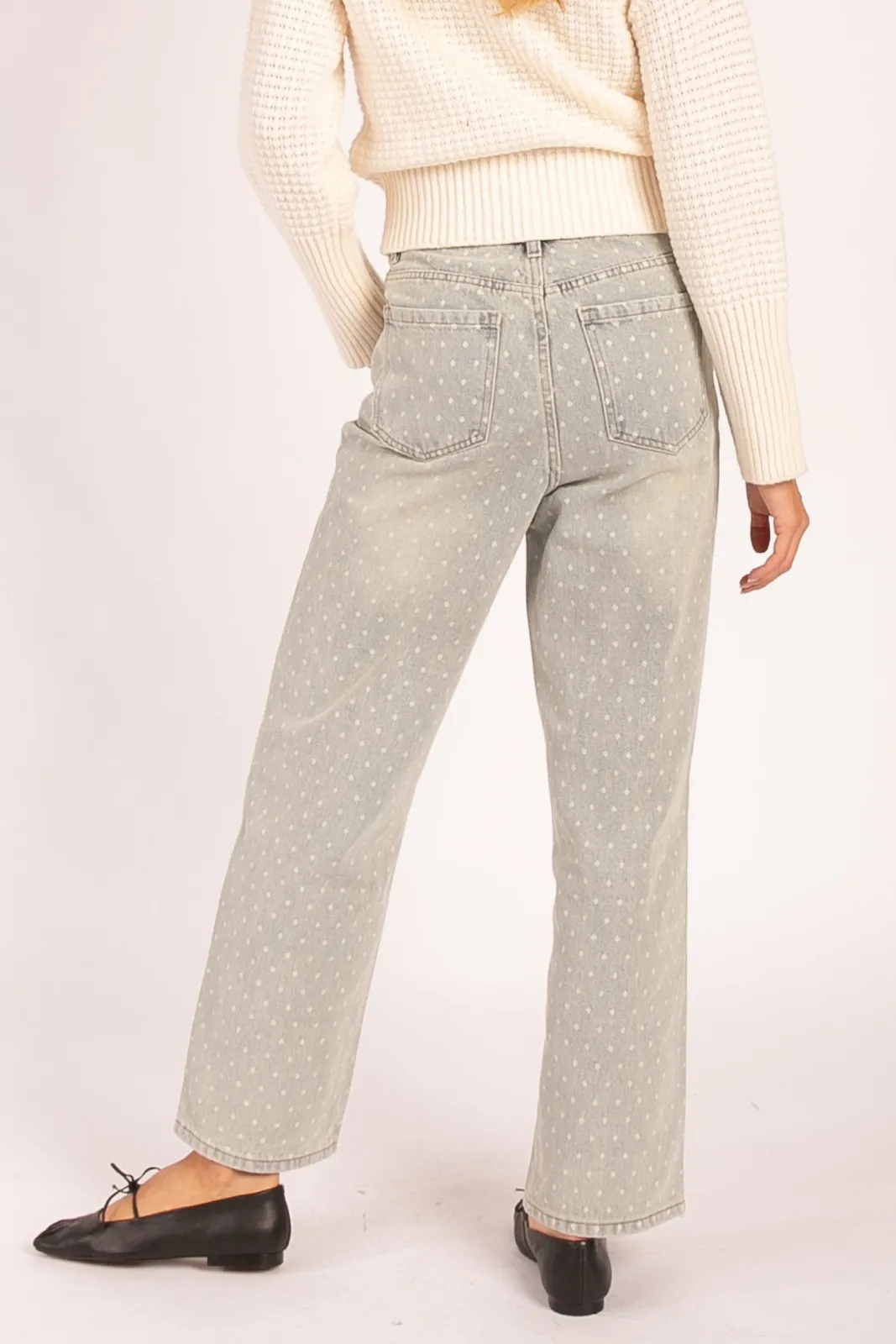 Kristina Washed Polka Dot Jean sold by fab'rik product image thumbnail 4