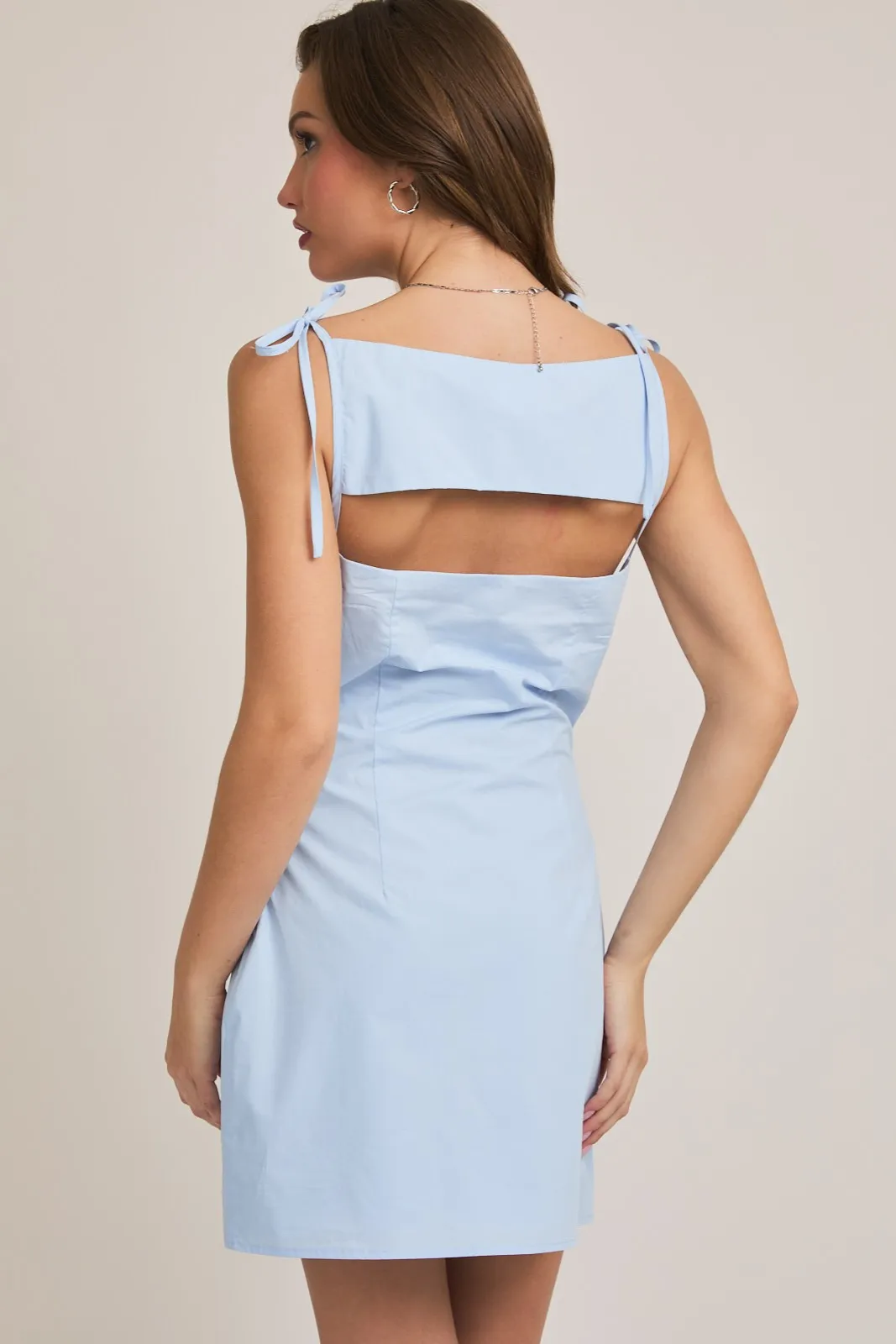 Maria Shoulder Tie Mini Dress sold by fab'rik product image thumbnail 4