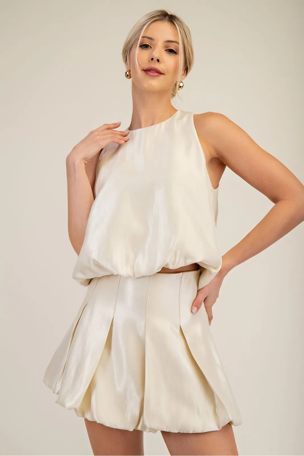 Caroline Bubble Hem Top sold by fab'rik product image thumbnail 2