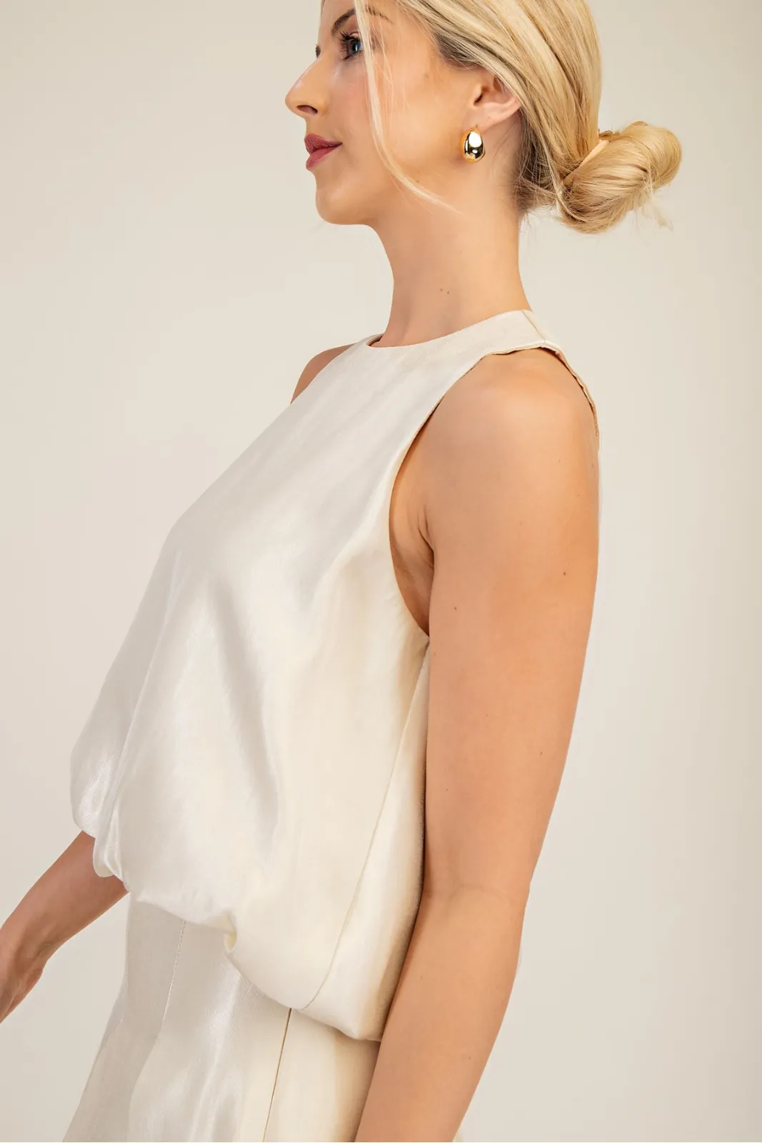 Caroline Bubble Hem Top sold by fab'rik product image thumbnail 3