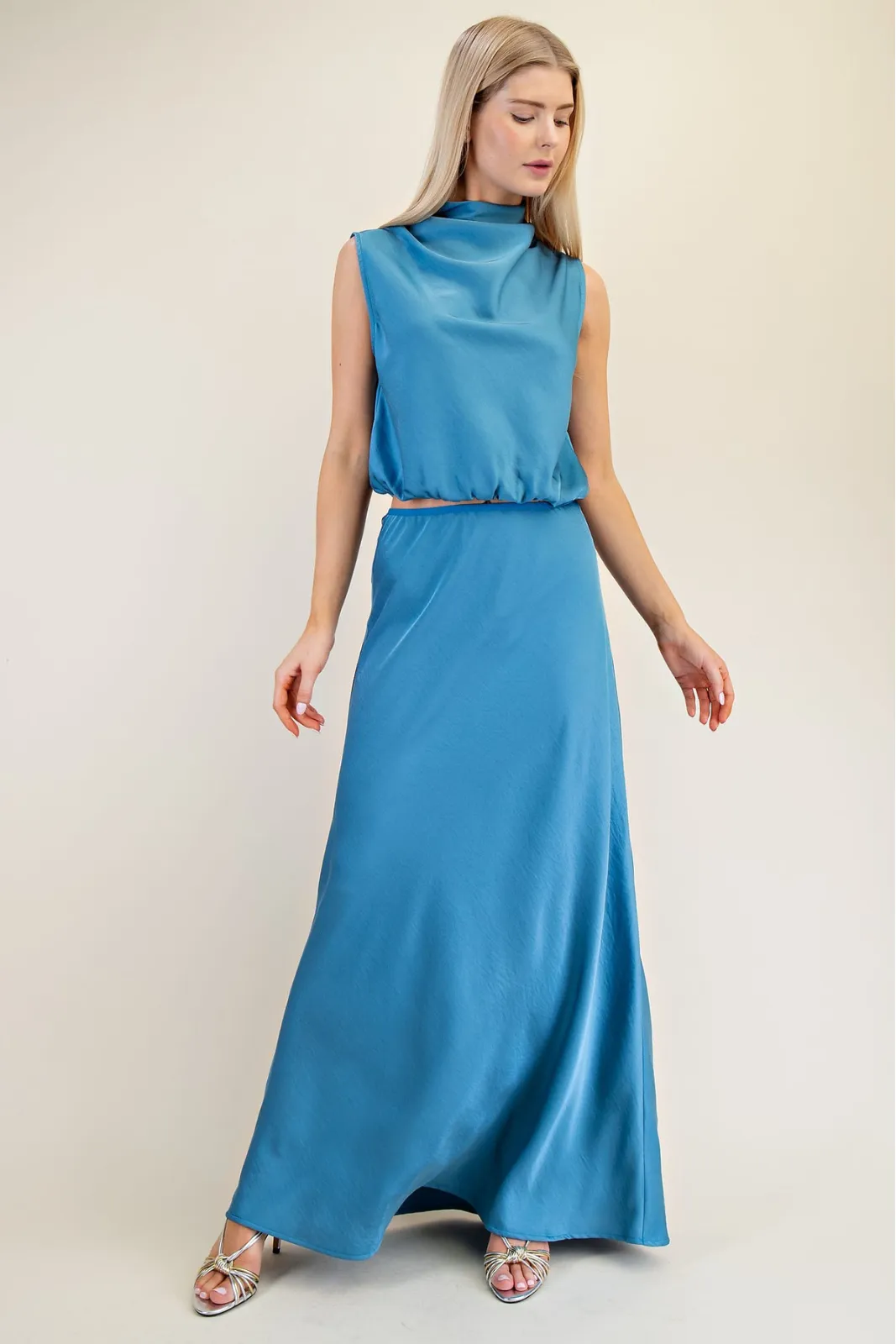 Tracey High Waisted Maxi Skirt sold by fab'rik