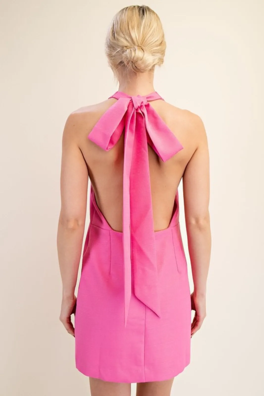 Tate Bow Back Mini Dress sold by fab'rik product image thumbnail 4