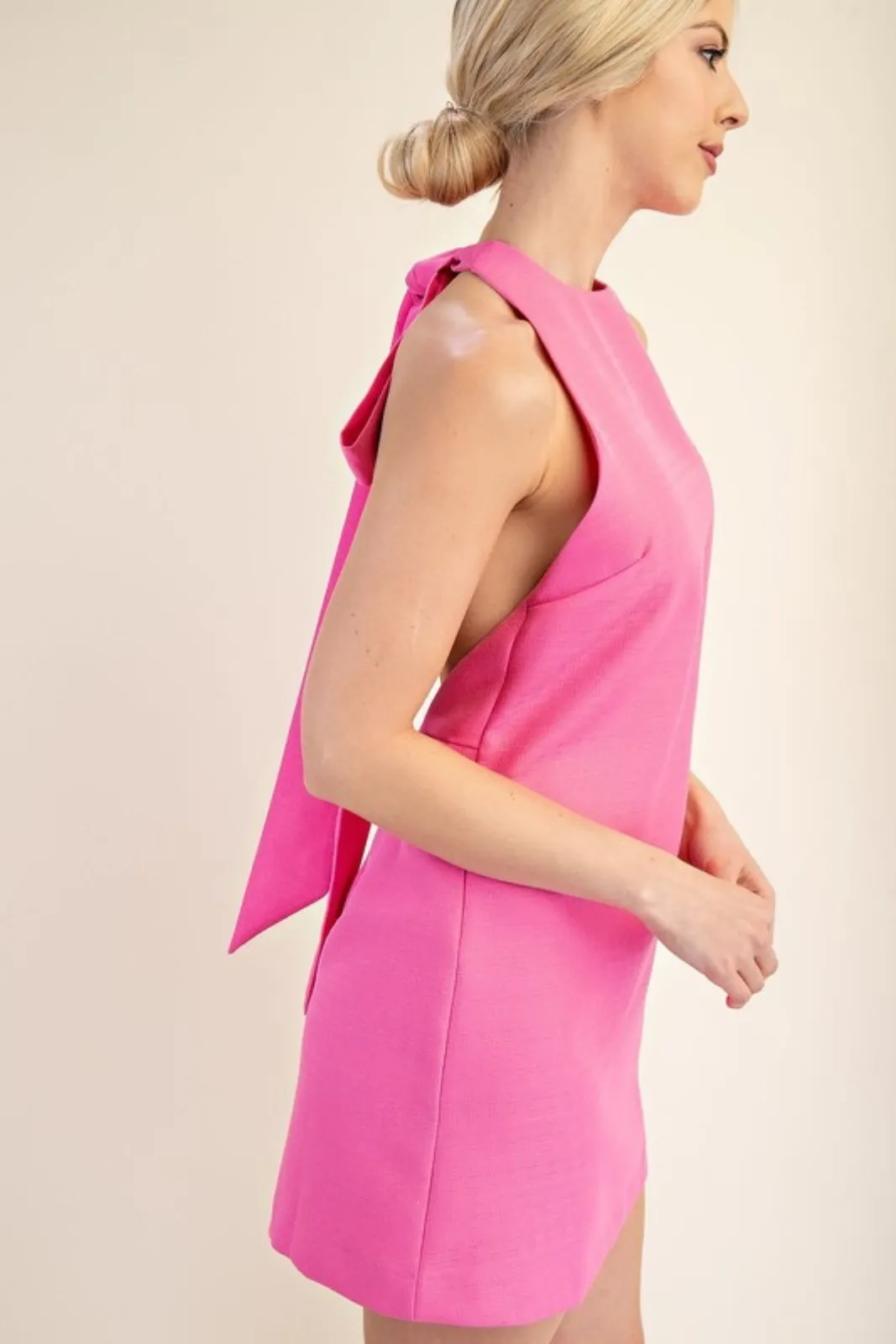 Tate Bow Back Mini Dress sold by fab'rik product image thumbnail 3