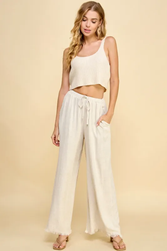 Lorena Linen Pant sold by fab'rik