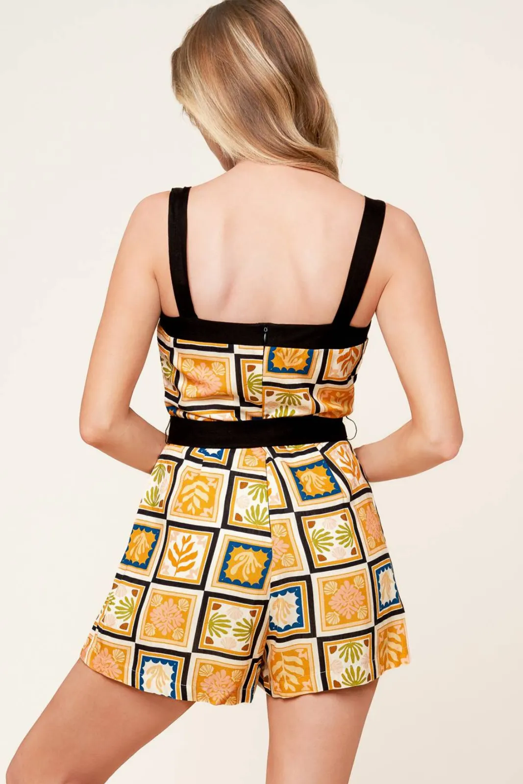 Shelby Belted Romper sold by fab'rik product image thumbnail 5