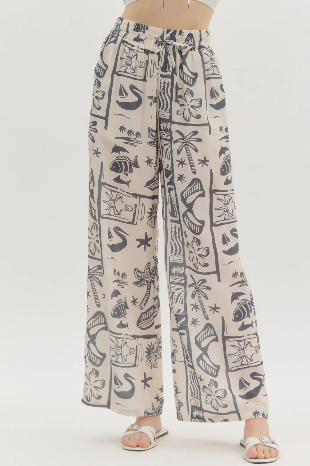 Kai Printed Pants sold by fab'rik