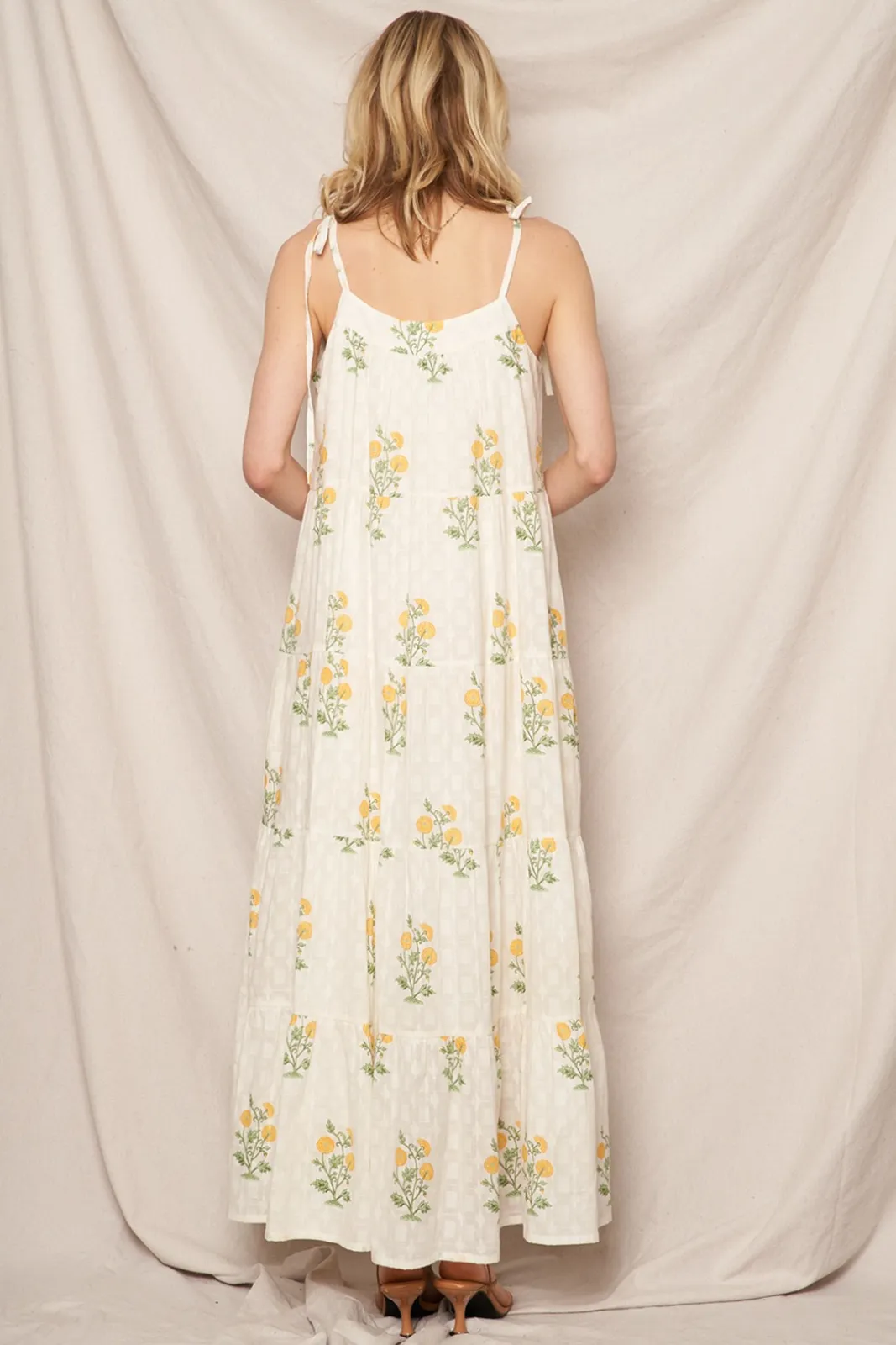 Shayla Printed Tiered Maxi Dress sold by fab'rik product image thumbnail 4