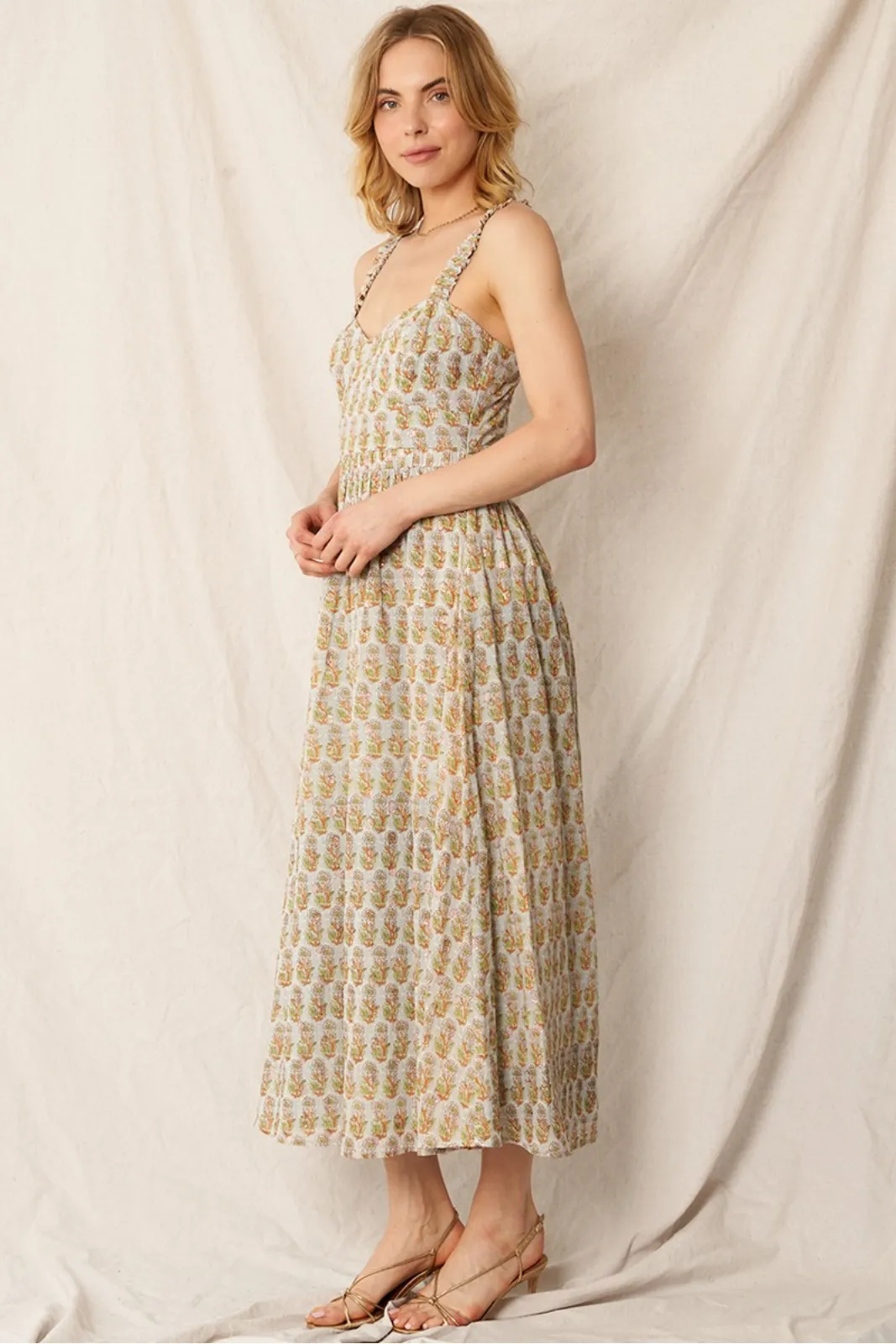 Kaitlyn Floral Print Maxi Dress sold by fab'rik product image thumbnail 3