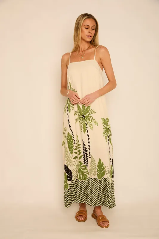 Benny Tank Palm Tree Dress sold by fab'rik