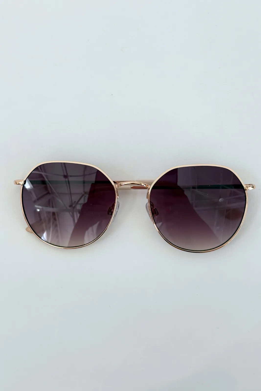 Tina Round Aviator Sunglasses sold by fab'rik product image thumbnail 2