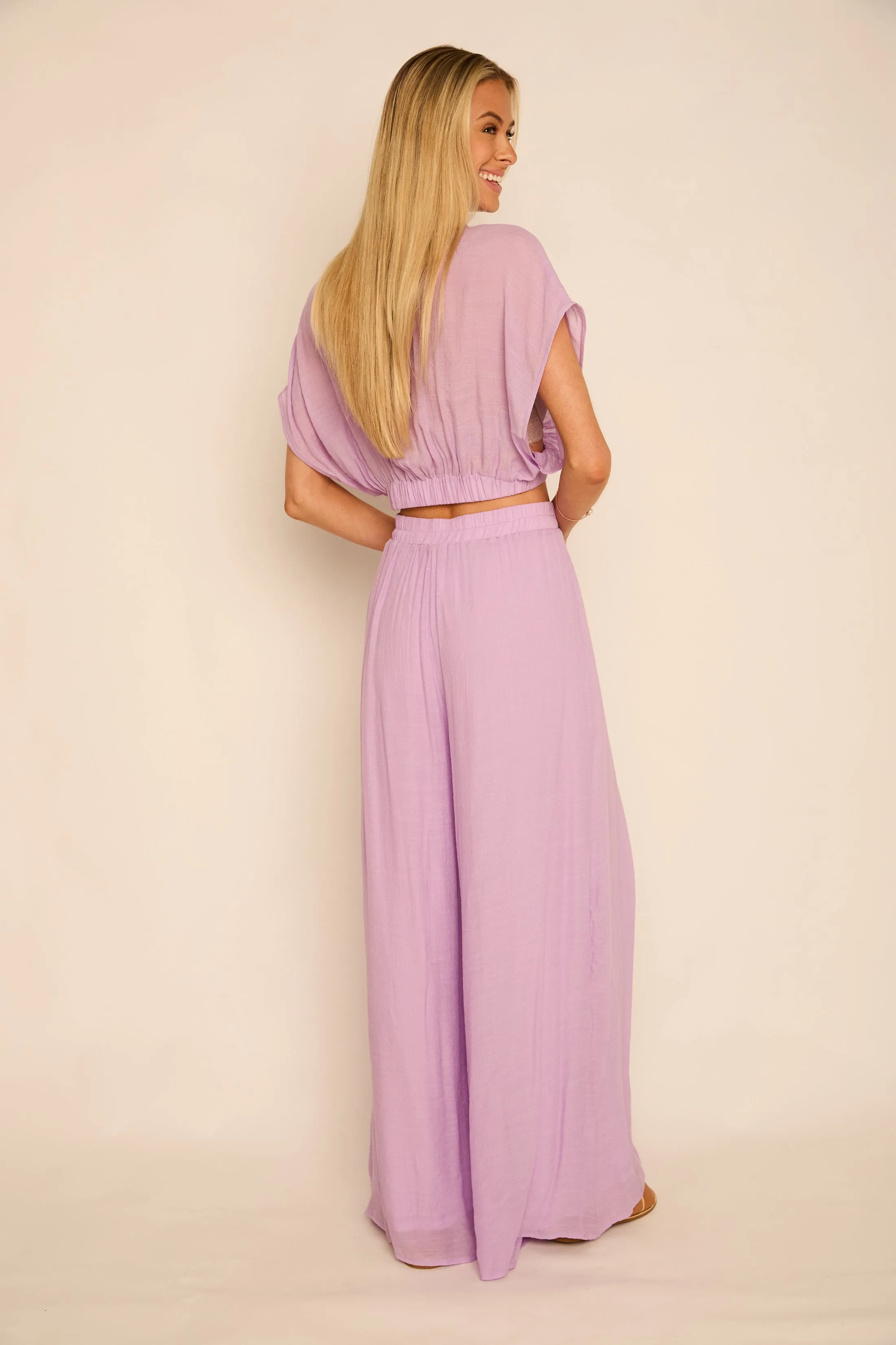 Lindsey Flowy Crop Top sold by fab'rik product image thumbnail 4