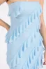 Mariah Ruffle Mini Dress sold by fab'rik
