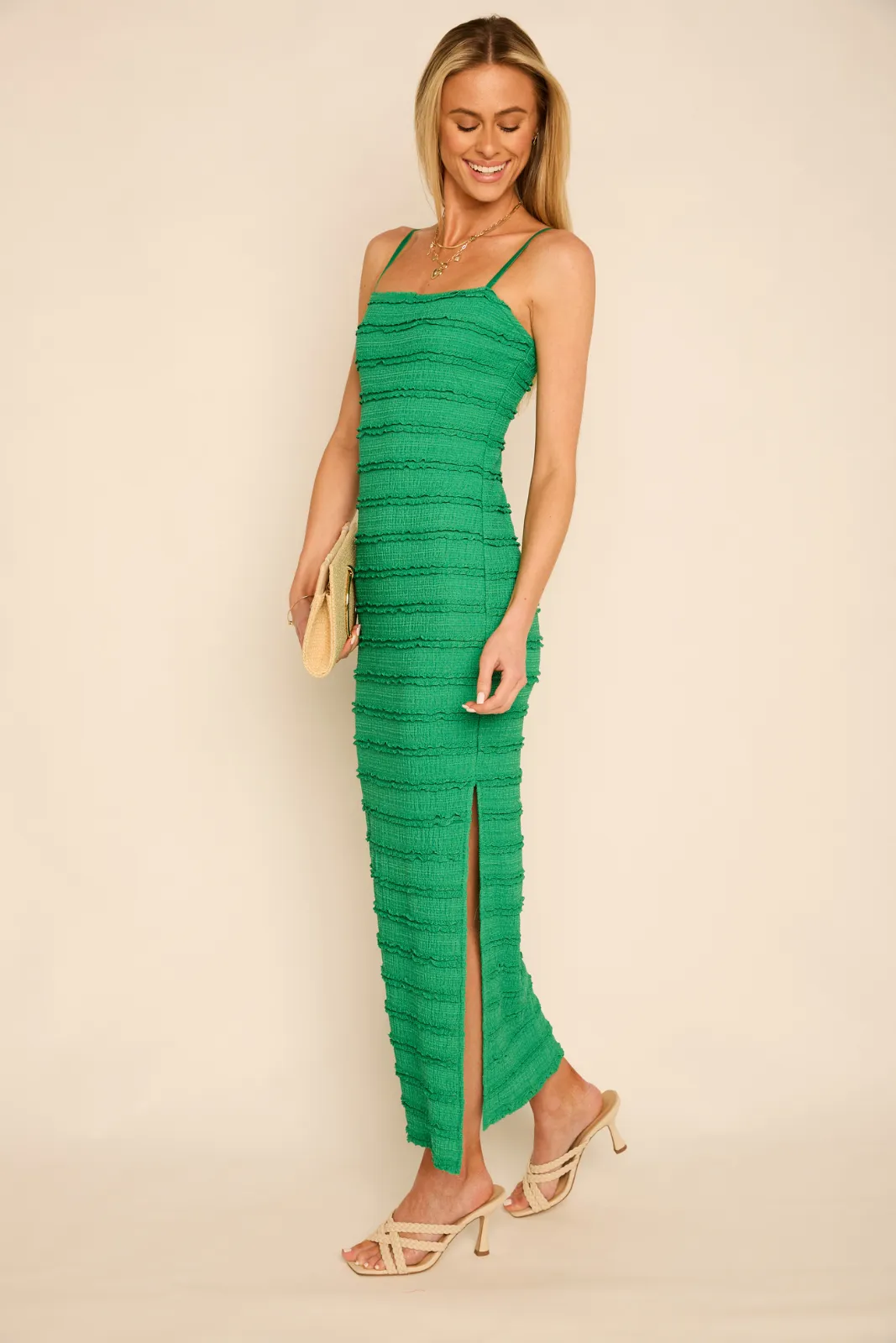 Josie Ruffle Tiered Maxi Dress sold by fab'rik product image thumbnail 3