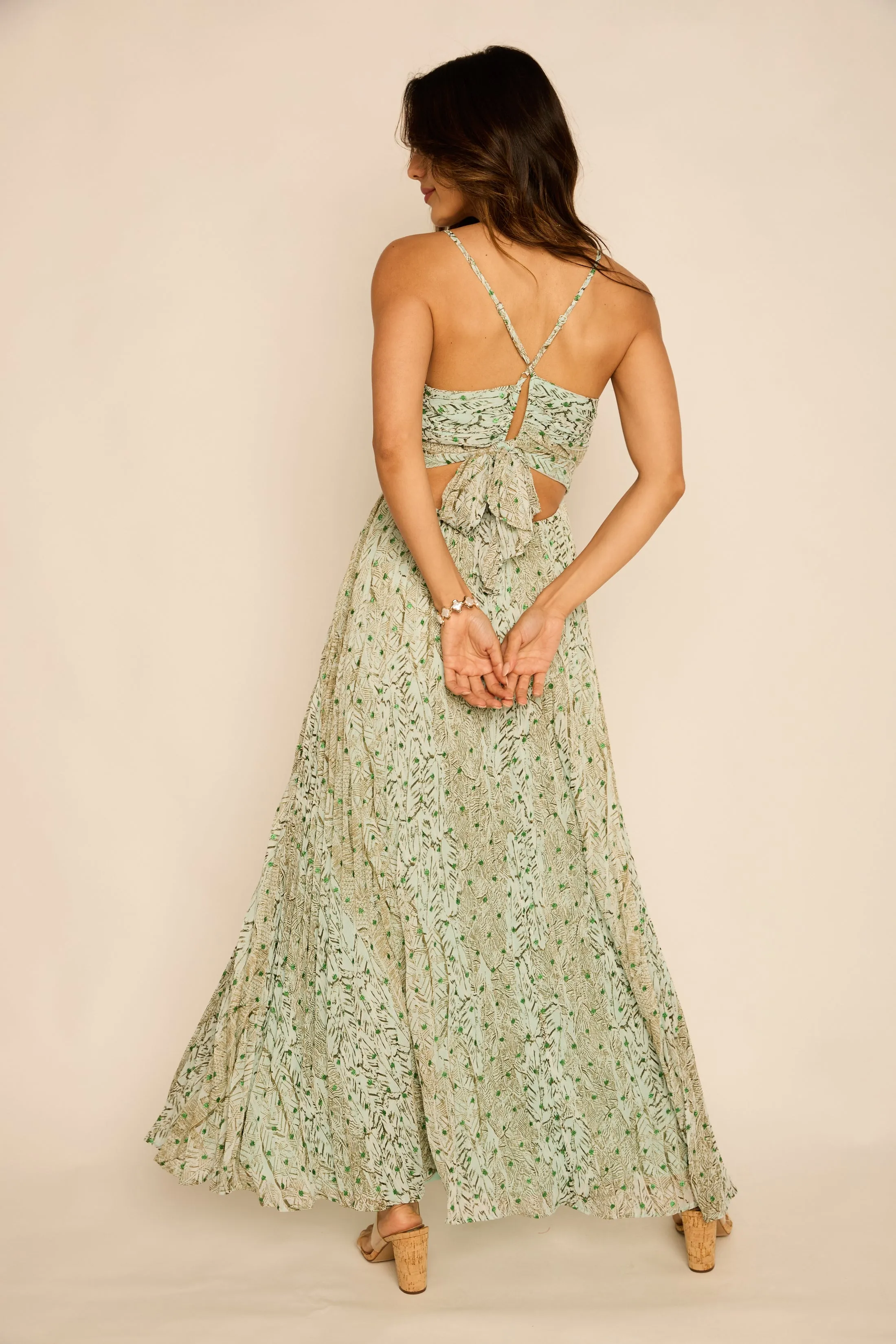 Penelope Printed Maxi Dress sold by fab'rik product image thumbnail 5