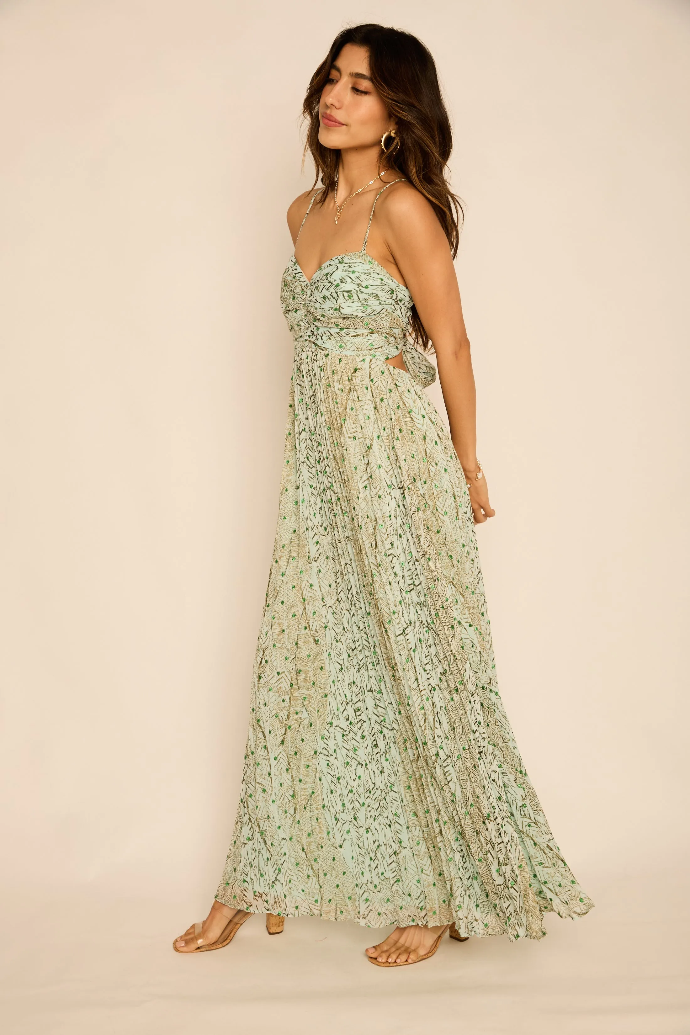 Penelope Printed Maxi Dress sold by fab'rik product image thumbnail 4