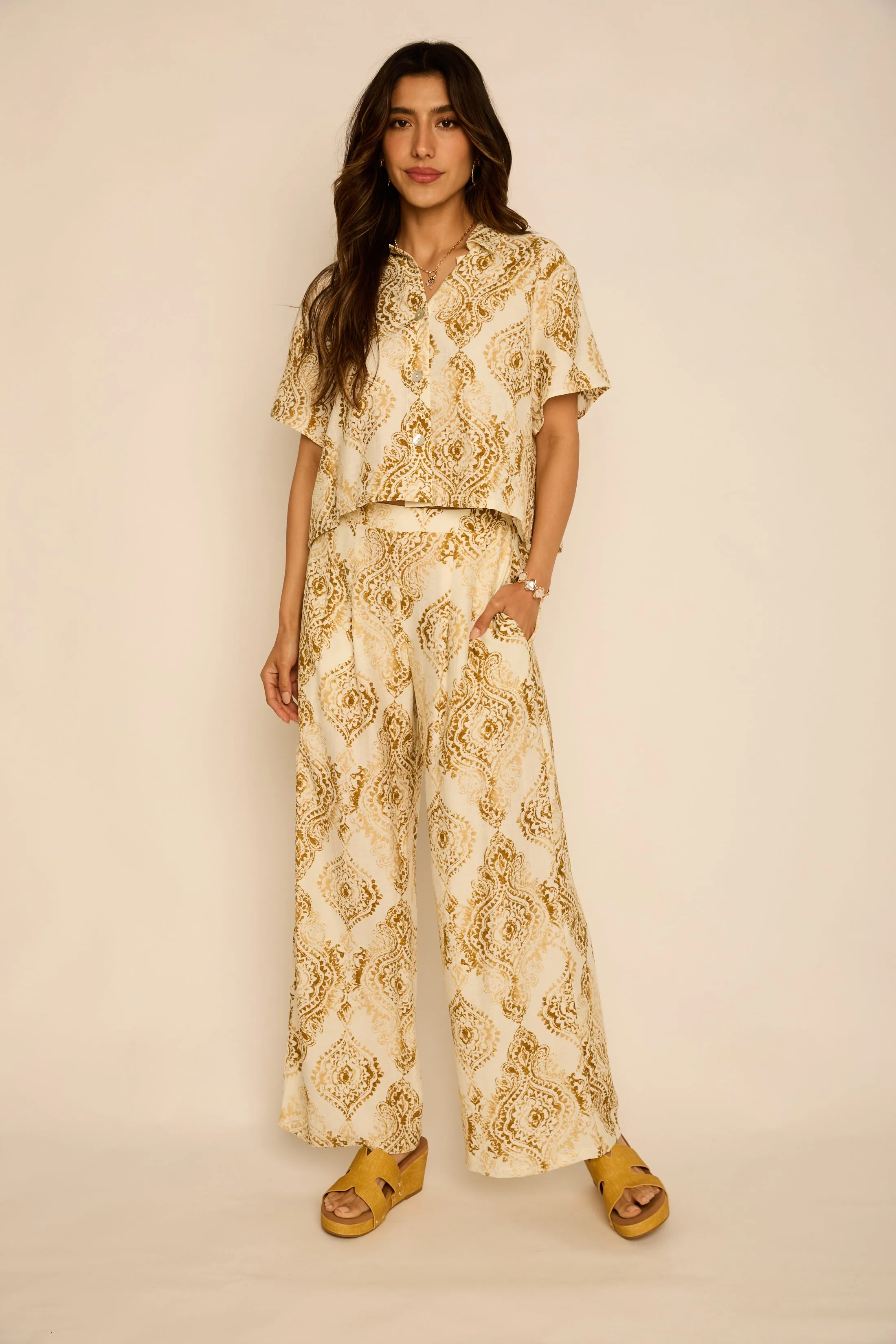 Keegan Pattern Pant sold by fab'rik