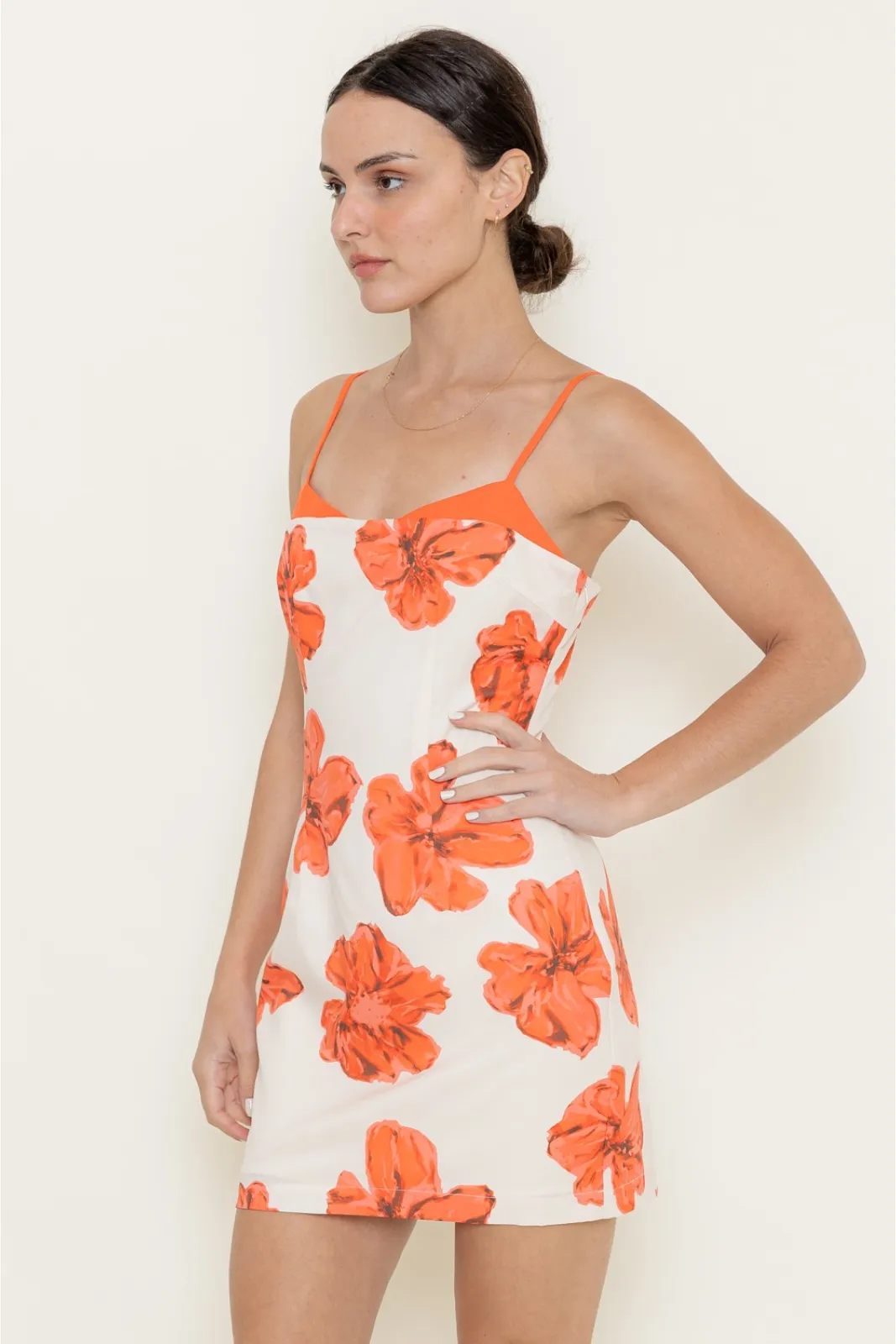 Davis Peekaboo Contrast Mini Dress sold by fab'rik product image thumbnail 3