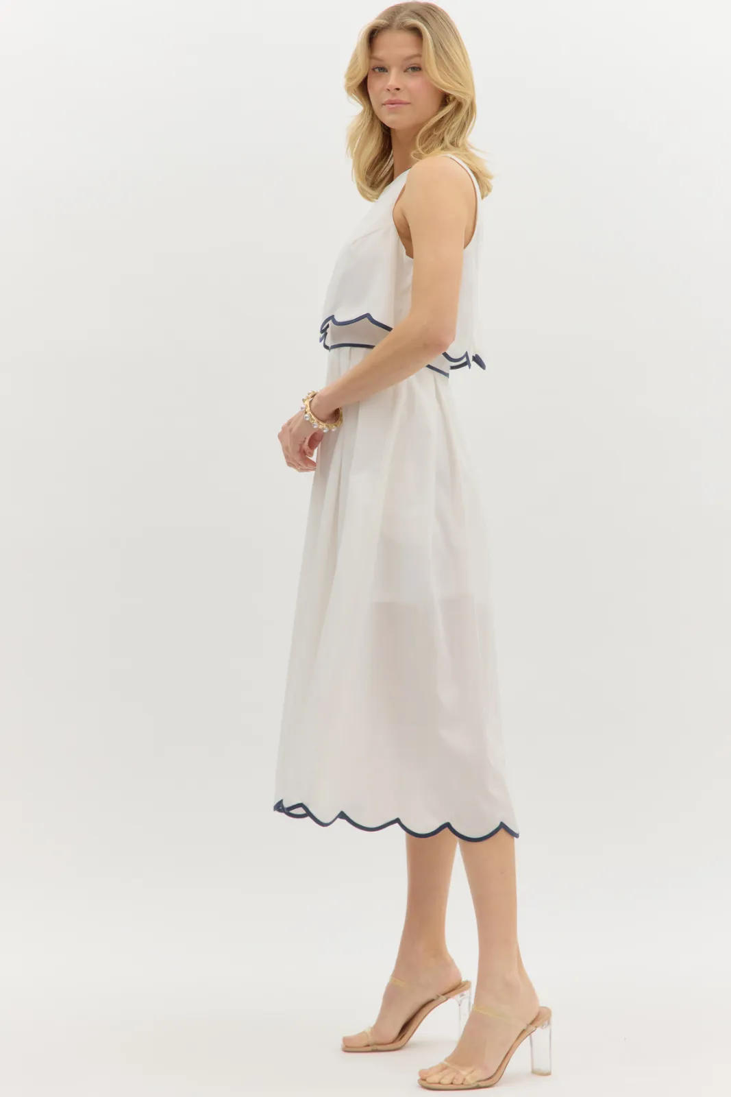 Nara Scalloped Hem Maxi Dress sold by fab'rik product image thumbnail 2