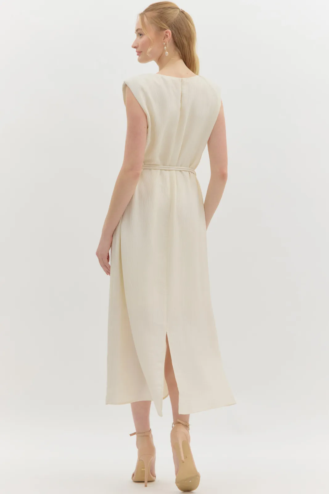 Clara Belted Maxi Dress sold by fab'rik product image thumbnail 3