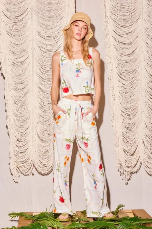 Isla Printed Pants sold by fab'rik