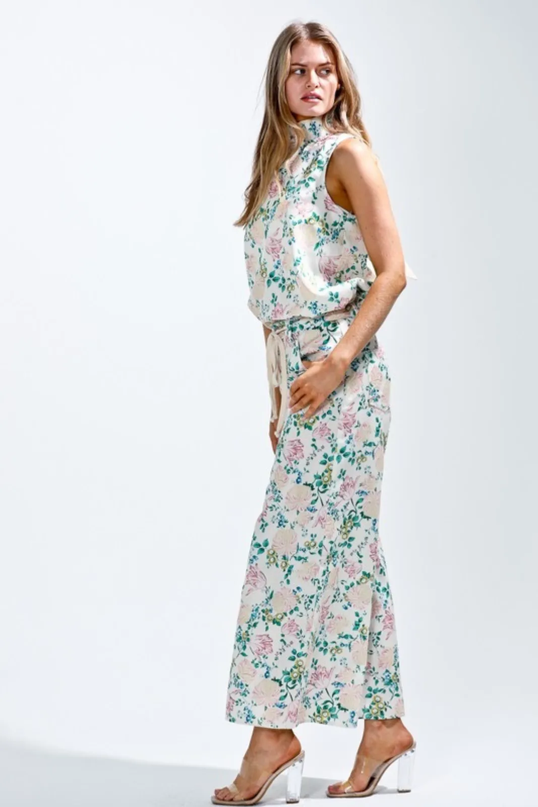 Madison Floral Printed Tie Back Top sold by fab'rik product image thumbnail 3