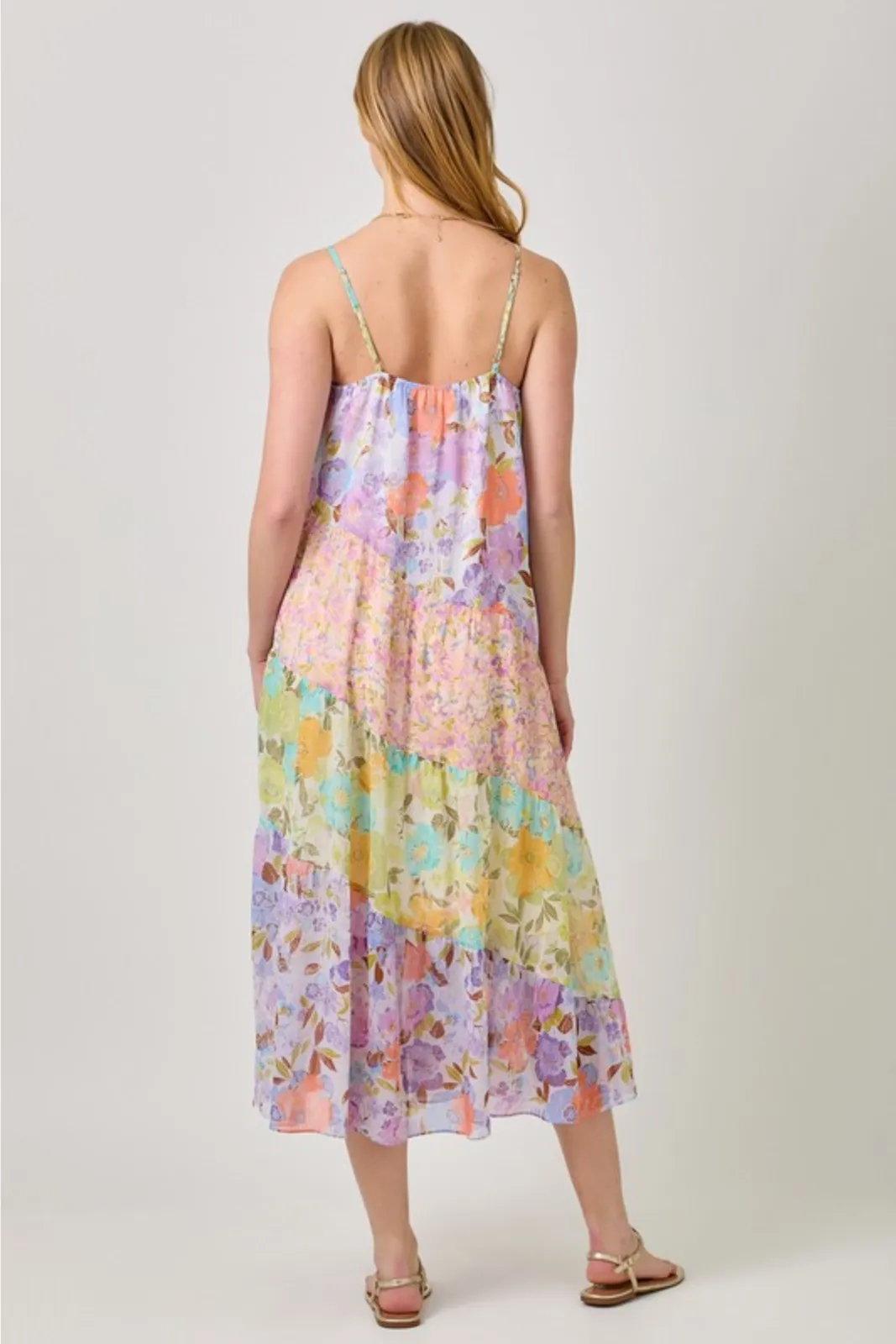 Layne Print Mixed Maxi Dress sold by fab'rik product image thumbnail 4