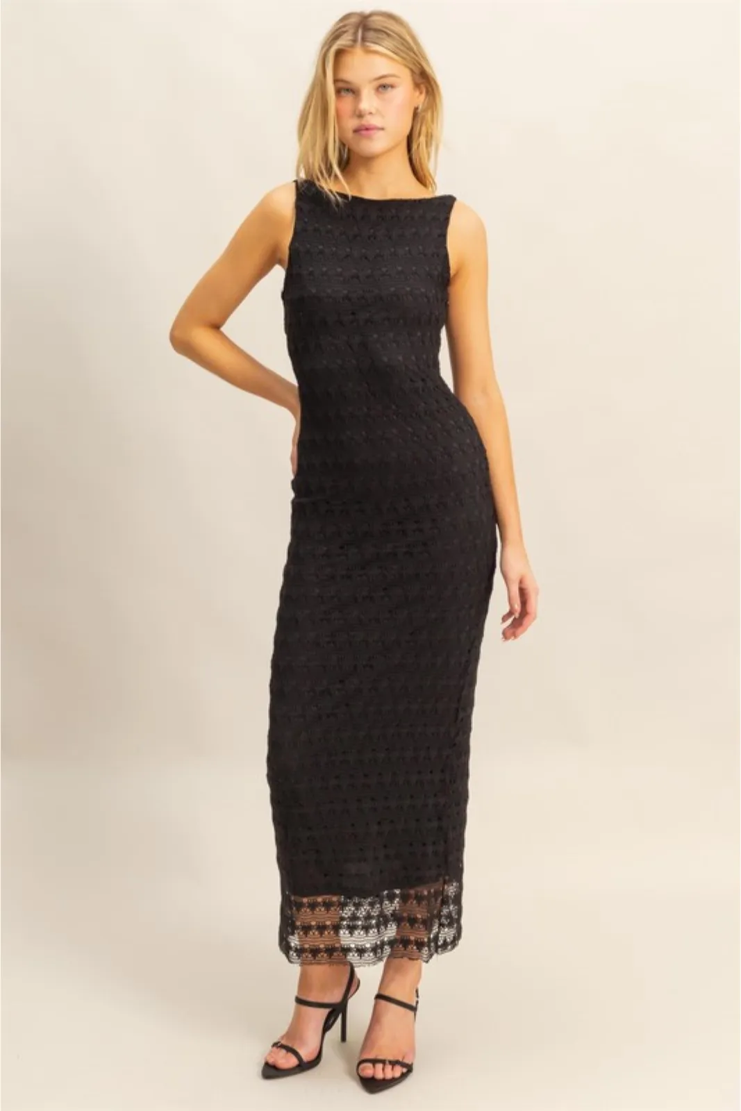 Ruby Backless Knit Coverup Maxi sold by fab'rik