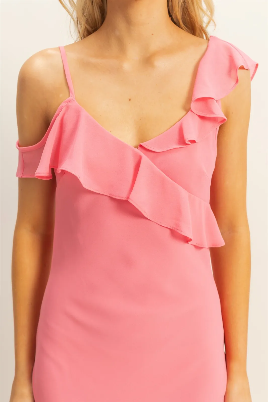 Layla Frilled Asymmetrical Maxi Dress sold by fab'rik product image thumbnail 2