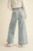 Alexia Tie Waist Washed Denim Pants sold by fab'rik