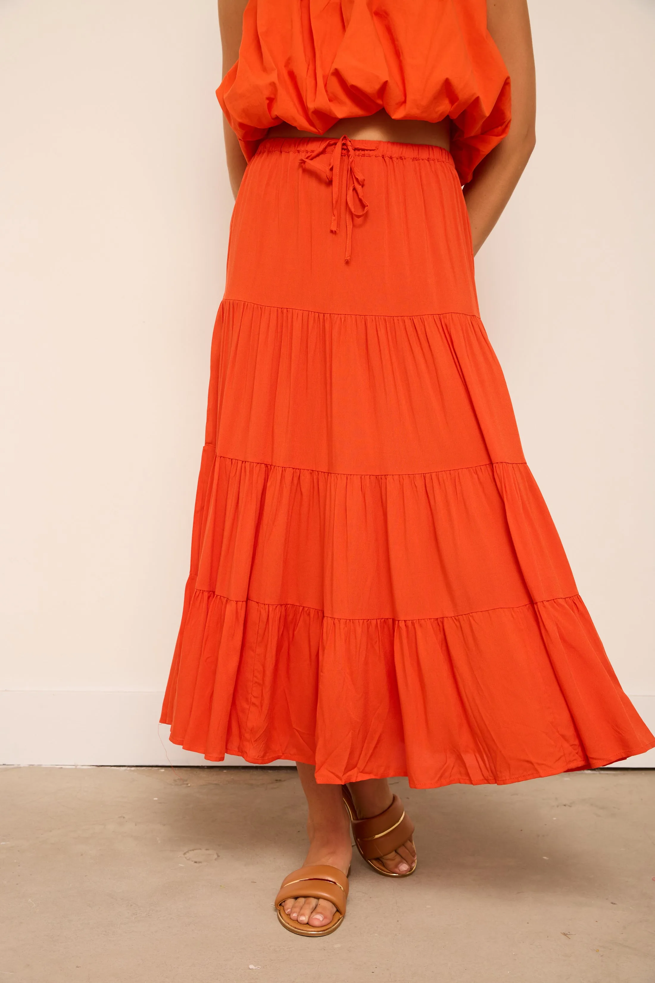 Carol Maxi Skirt sold by fab'rik