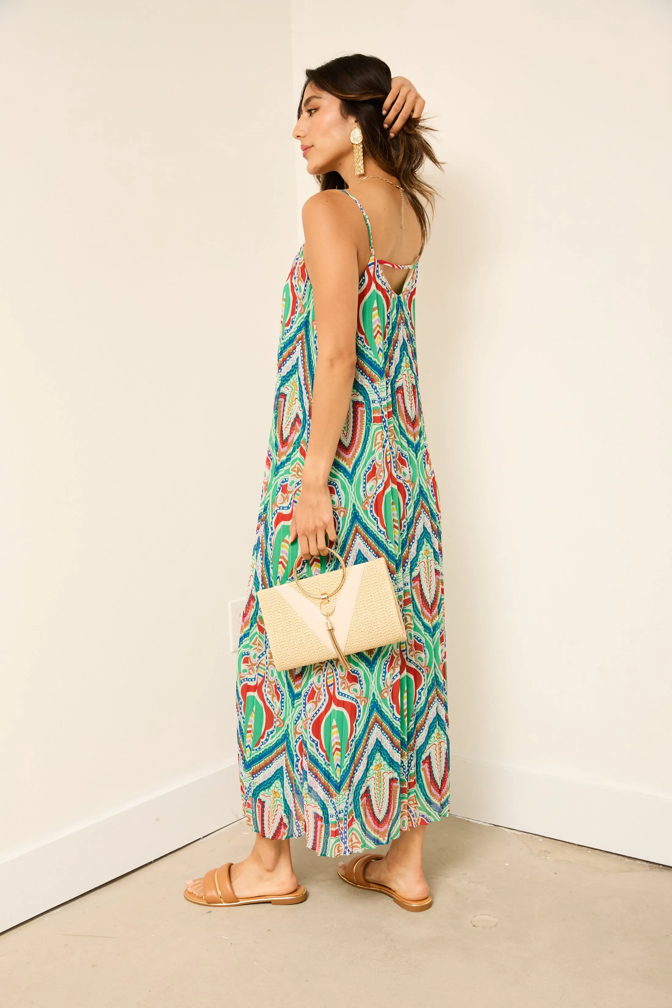 Harriet Pattern Slip Dress sold by fab'rik product image thumbnail 3