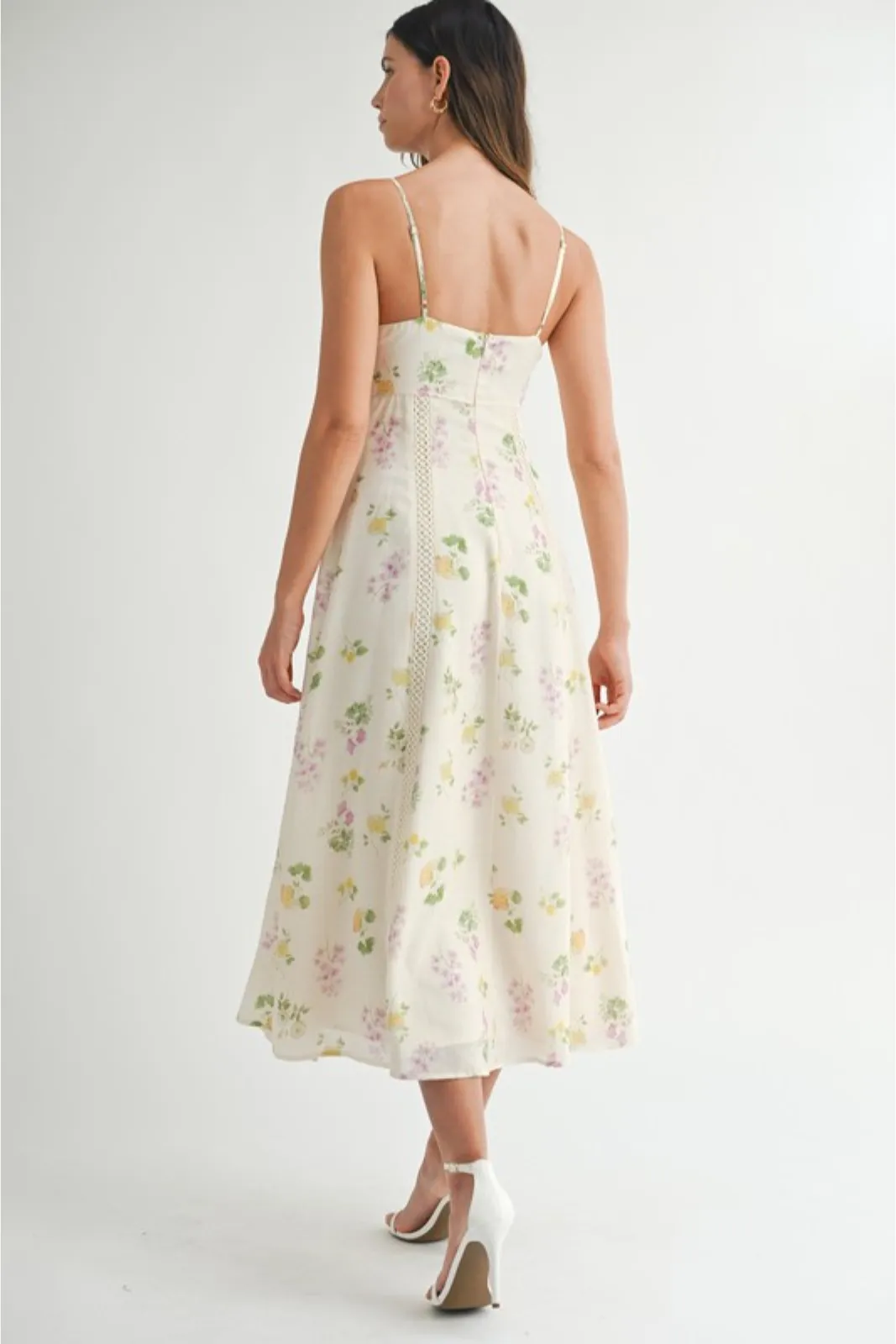 Robin Flower Cut Out Midi Dress sold by fab'rik product image thumbnail 4