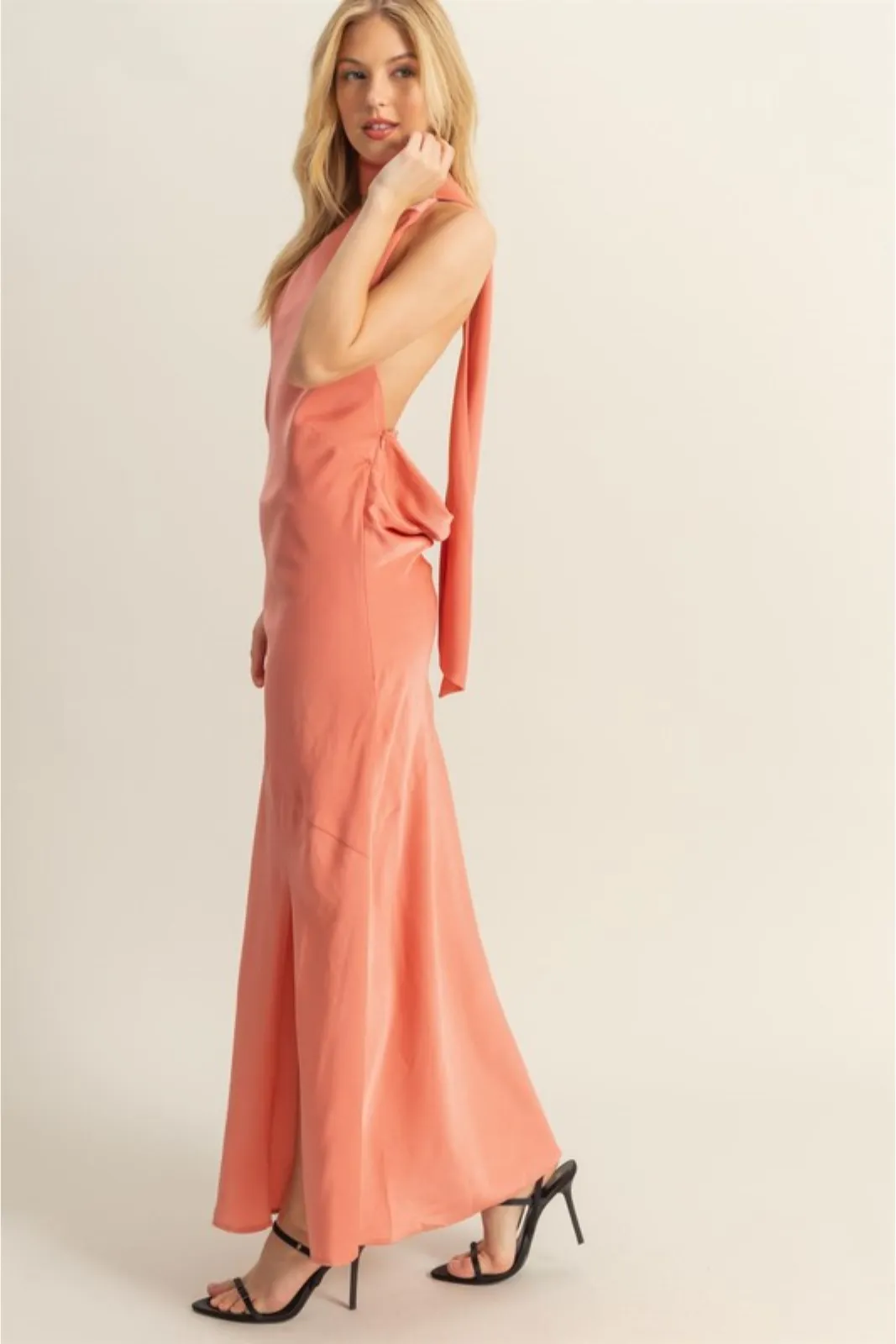 Zoe Scarf Neckline Maxi Dress sold by fab'rik product image thumbnail 3
