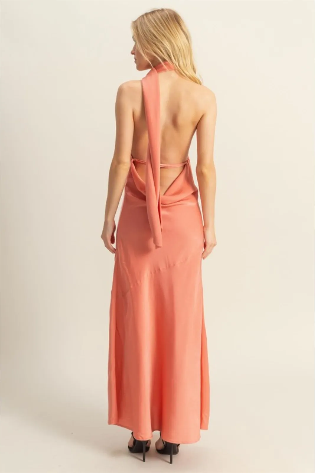 Zoe Scarf Neckline Maxi Dress sold by fab'rik product image thumbnail 4