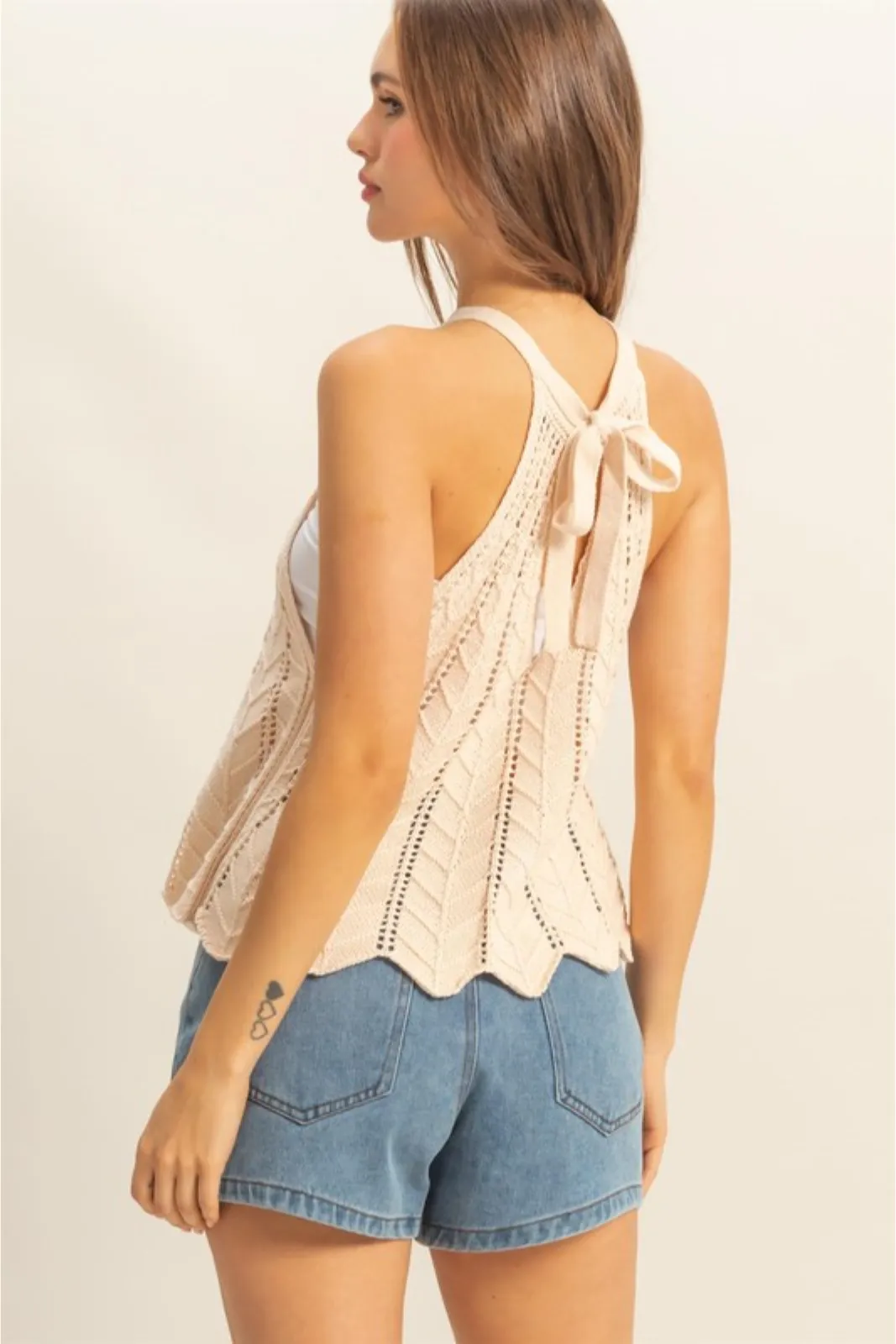 Hattie Knit Halter Top sold by fab'rik product image thumbnail 4