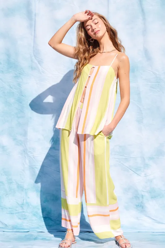 Marlowe Striped Pants sold by fab'rik