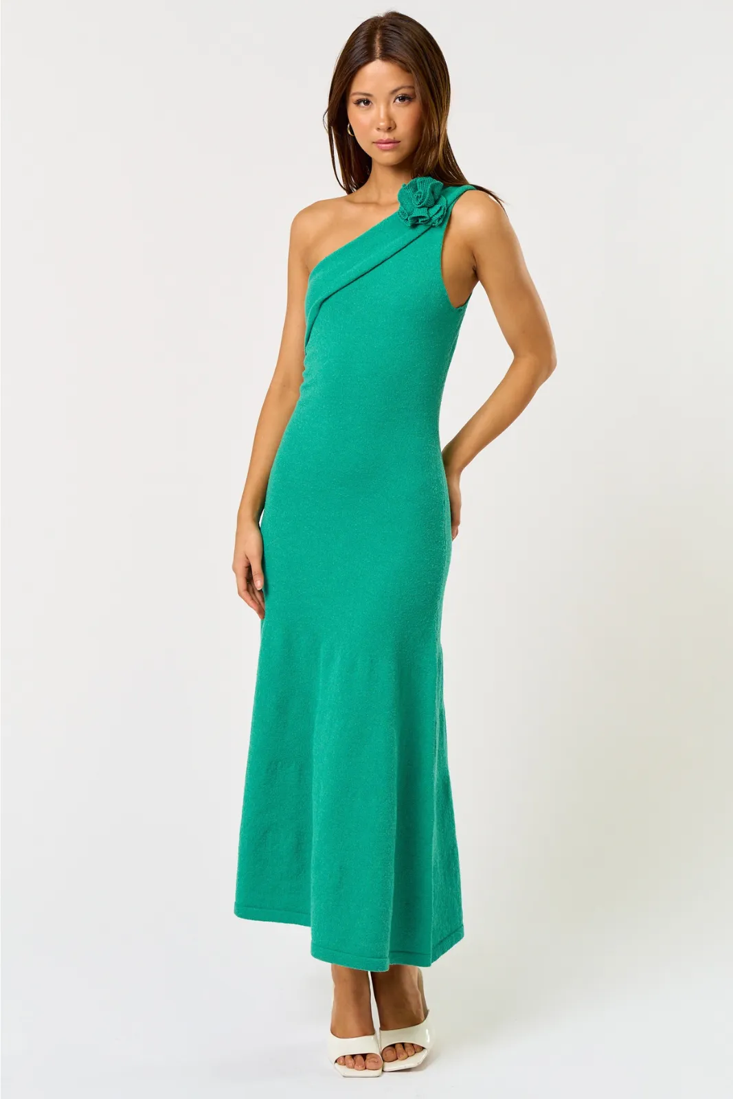 Dani One Shoulder Sweater Dress sold by fab'rik