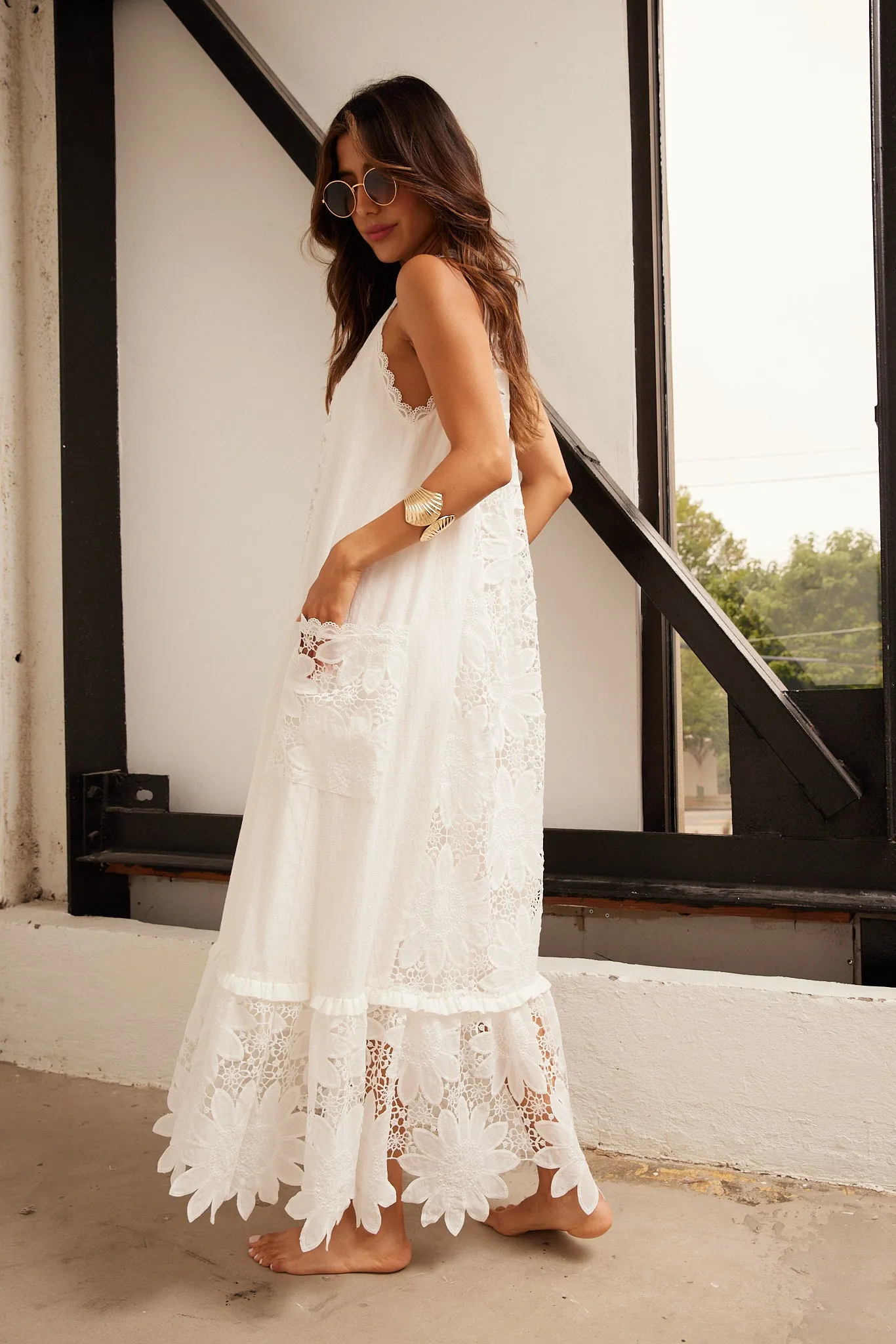 Ginny Lace Detail Maxi Dress sold by fab'rik product image thumbnail 5