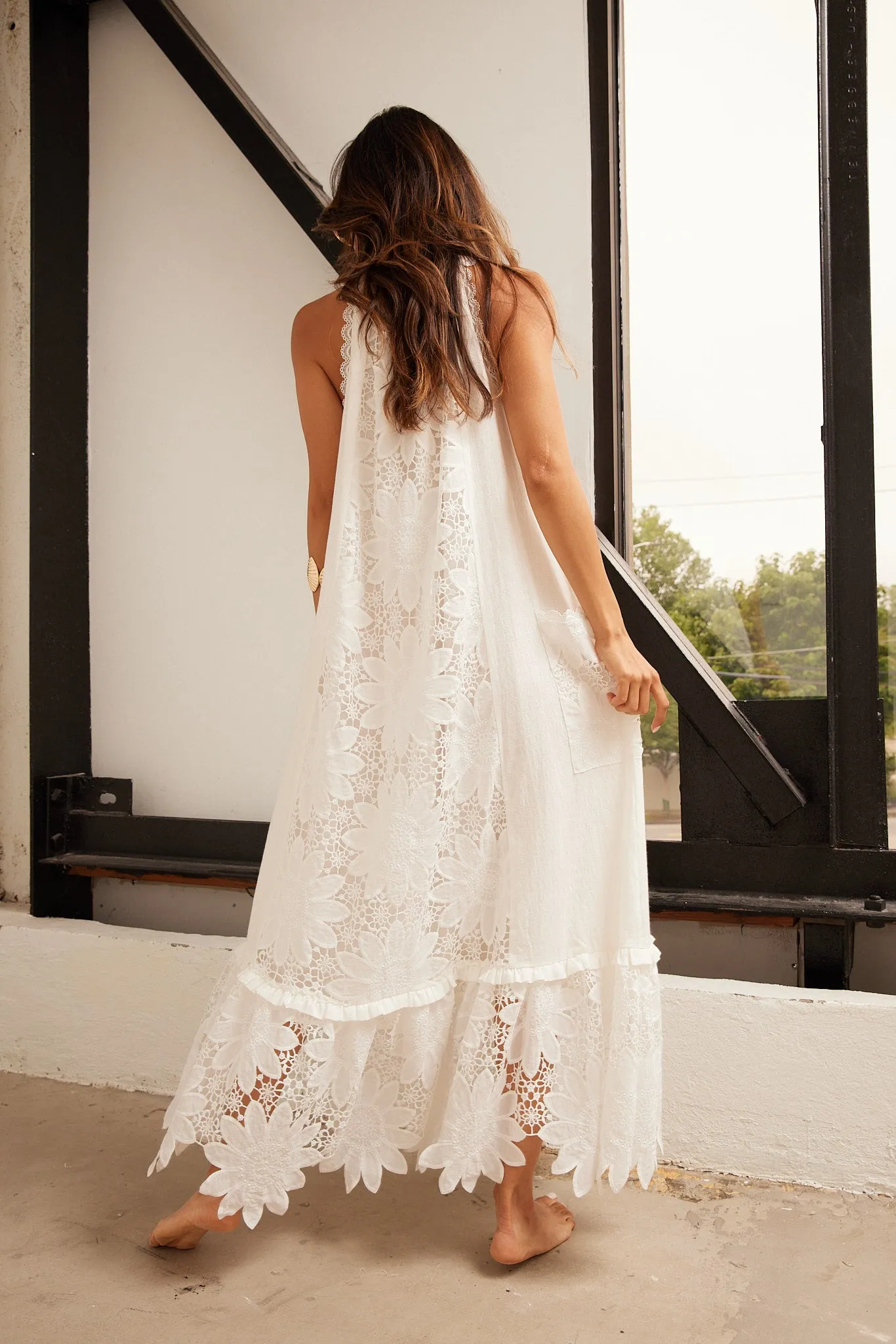 Ginny Lace Detail Maxi Dress sold by fab'rik product image thumbnail 4