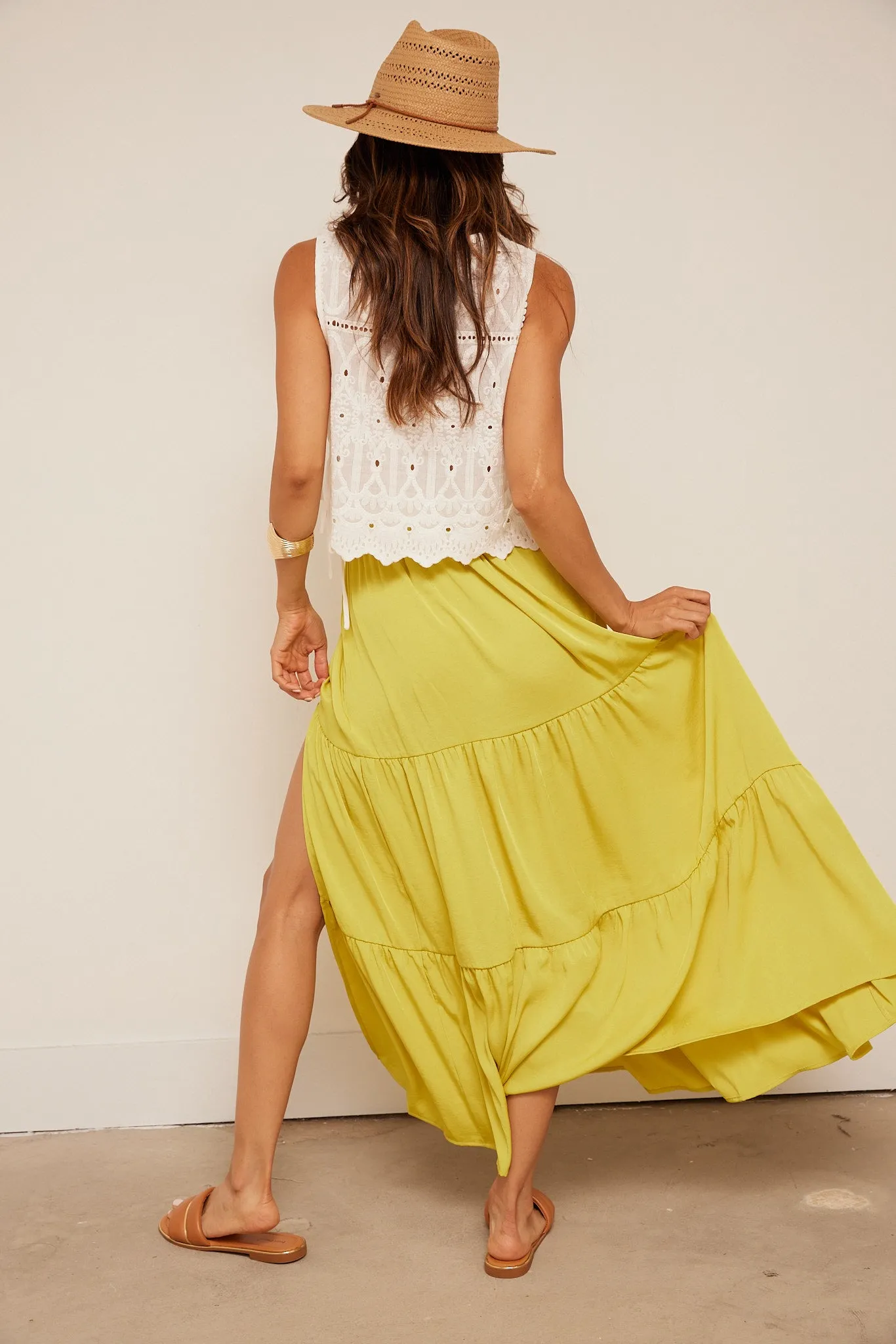 Emma Tiered Maxi Skirt sold by fab'rik product image thumbnail 3