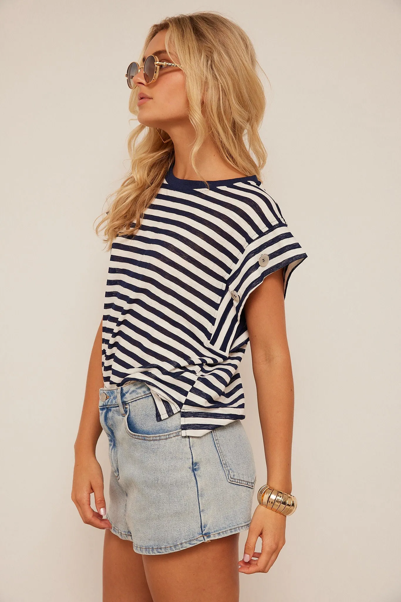 Pennon Denim Mini Skort sold by fab'rik product image thumbnail 3