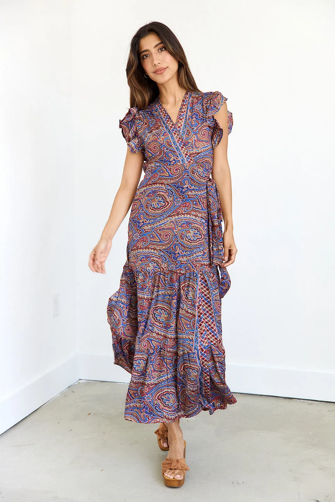 SALE - Brooklyn Wrap Maxi Dress sold by fab'rik product image thumbnail 4