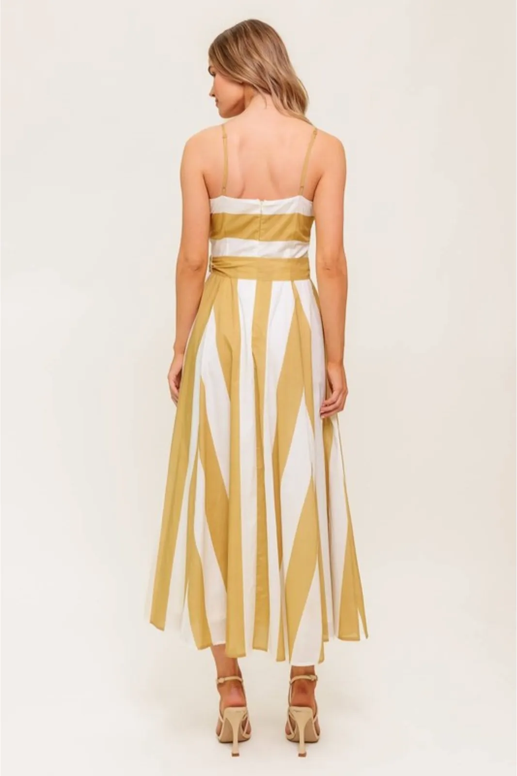 Lulu Contrasting Stripe Midi Dress sold by fab'rik product image thumbnail 4