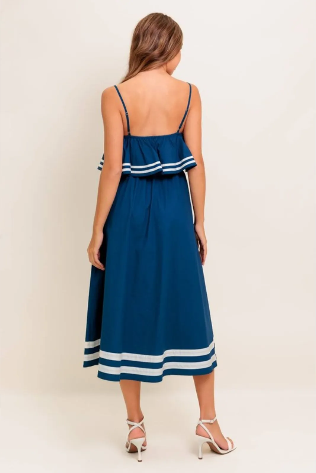 Kaylee Striped Hem Midi Dress sold by fab'rik product image thumbnail 4