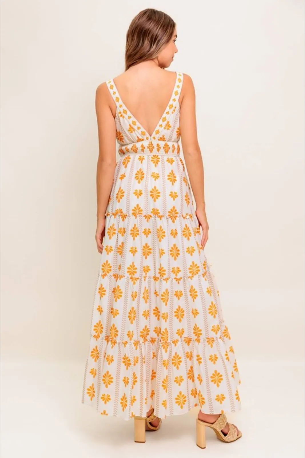Annie Printed Tiered Maxi Dress sold by fab'rik product image thumbnail 4