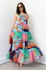 Gwen Printed Tiered Maxi Dress sold by fab'rik